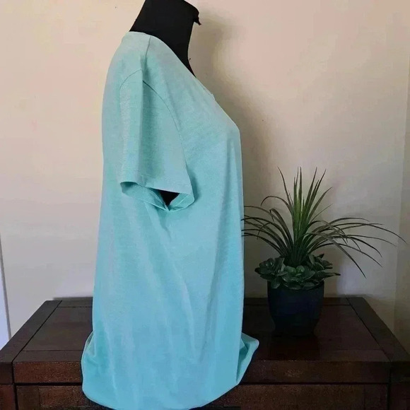 ❤️ New! Tuff Athletics Active Top XXL Soft Green Seamless Stretch T-shirt - Picture 7 of 12